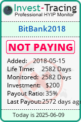 Monitored by Invest-Tracing.com HYIP Monitor-Invest-Tracing.com