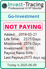 Monitored by Invest-Tracing.com HYIP Monitor-Invest-Tracing.com