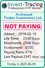 Monitored by Invest-Tracing.com HYIP Monitor-Invest-Tracing.com