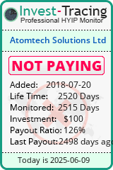 Monitored by Invest-Tracing.com HYIP Monitor-Invest-Tracing.com