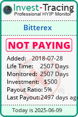 Monitored by Invest-Tracing.com HYIP Monitor-Invest-Tracing.com