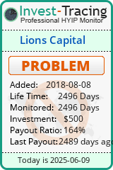 Monitored by Invest-Tracing.com HYIP Monitor-Invest-Tracing.com