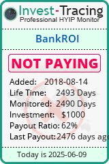 Monitored by Invest-Tracing.com HYIP Monitor-Invest-Tracing.com