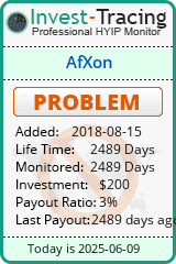 Monitored by Invest-Tracing.com HYIP Monitor-Invest-Tracing.com