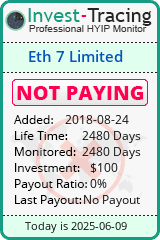 Monitored by Invest-Tracing.com HYIP Monitor-Invest-Tracing.com