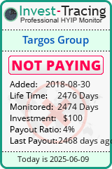 Monitored by Invest-Tracing.com HYIP Monitor-Invest-Tracing.com