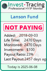 Monitored by Invest-Tracing.com HYIP Monitor-Invest-Tracing.com