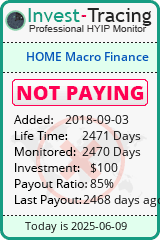Monitored by Invest-Tracing.com HYIP Monitor-Invest-Tracing.com