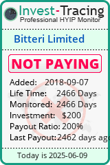 Monitored by Invest-Tracing.com HYIP Monitor-Invest-Tracing.com