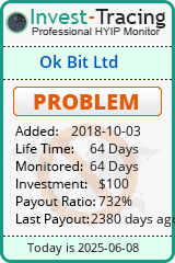 Monitored by Invest-Tracing.com HYIP Monitor-Invest-Tracing.com