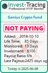 Monitored by Invest-Tracing.com HYIP Monitor-Invest-Tracing.com