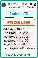 Monitored by Invest-Tracing.com HYIP Monitor-Invest-Tracing.com