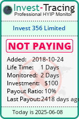 Monitored by Invest-Tracing.com HYIP Monitor-Invest-Tracing.com