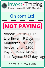 Monitored by Invest-Tracing.com HYIP Monitor-Invest-Tracing.com