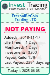 Monitored by Invest-Tracing.com HYIP Monitor-Invest-Tracing.com