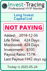 Monitored by Invest-Tracing.com HYIP Monitor-Invest-Tracing.com