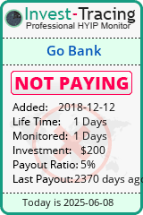 Monitored by Invest-Tracing.com HYIP Monitor-Invest-Tracing.com