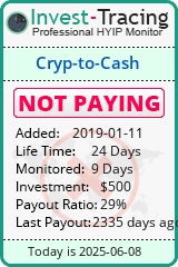 Monitored by Invest-Tracing.com HYIP Monitor-Invest-Tracing.com