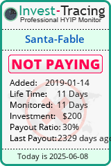 Monitored by Invest-Tracing.com HYIP Monitor-Invest-Tracing.com