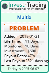 Monitored by Invest-Tracing.com HYIP Monitor-Invest-Tracing.com