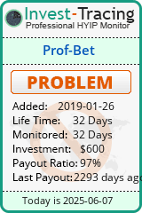 Monitored by Invest-Tracing.com HYIP Monitor-Invest-Tracing.com