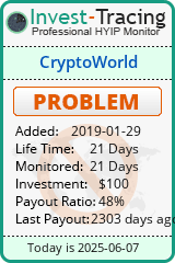Monitored by Invest-Tracing.com HYIP Monitor-Invest-Tracing.com