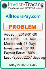 Monitored by Invest-Tracing.com HYIP Monitor-Invest-Tracing.com