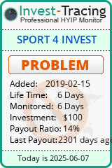 Monitored by Invest-Tracing.com HYIP Monitor-Invest-Tracing.com