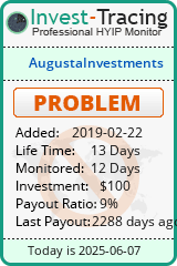 Monitored by Invest-Tracing.com HYIP Monitor-Invest-Tracing.com