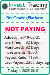 Monitored by Invest-Tracing.com HYIP Monitor-Invest-Tracing.com