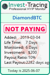 Monitored by Invest-Tracing.com HYIP Monitor-Invest-Tracing.com