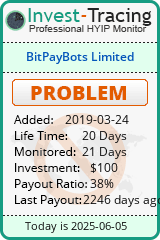 Monitored by Invest-Tracing.com HYIP Monitor-Invest-Tracing.com