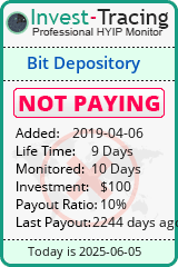 Monitored by Invest-Tracing.com HYIP Monitor-Invest-Tracing.com