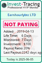 Monitored by Invest-Tracing.com HYIP Monitor-Invest-Tracing.com