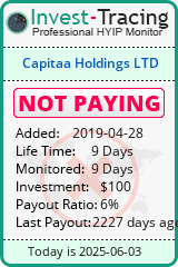 Monitored by Invest-Tracing.com HYIP Monitor-Invest-Tracing.com