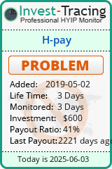 Monitored by Invest-Tracing.com HYIP Monitor-Invest-Tracing.com