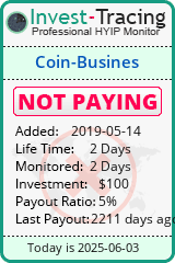 Monitored by Invest-Tracing.com HYIP Monitor-Invest-Tracing.com