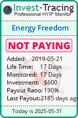 Monitored by Invest-Tracing.com HYIP Monitor-Invest-Tracing.com