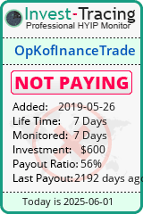 Monitored by Invest-Tracing.com HYIP Monitor-Invest-Tracing.com
