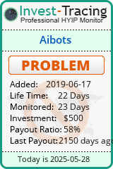 Monitored by Invest-Tracing.com HYIP Monitor-Invest-Tracing.com
