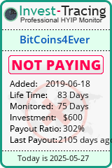 Monitored by Invest-Tracing.com HYIP Monitor-Invest-Tracing.com