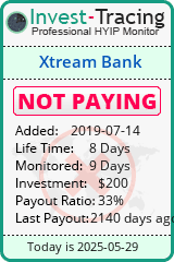 Monitored by Invest-Tracing.com HYIP Monitor-Invest-Tracing.com