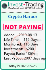 Monitored by Invest-Tracing.com HYIP Monitor-Invest-Tracing.com