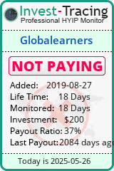 Monitored by Invest-Tracing.com HYIP Monitor-Invest-Tracing.com