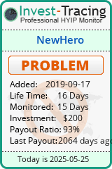 Monitored by Invest-Tracing.com HYIP Monitor-Invest-Tracing.com