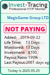 Monitored by Invest-Tracing.com HYIP Monitor-Invest-Tracing.com