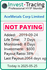 Monitored by Invest-Tracing.com HYIP Monitor-Invest-Tracing.com
