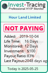 Monitored by Invest-Tracing.com HYIP Monitor-Invest-Tracing.com