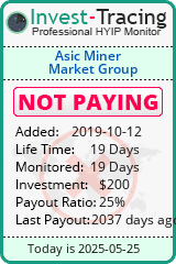 Monitored by Invest-Tracing.com HYIP Monitor-Invest-Tracing.com