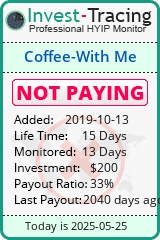 Monitored by Invest-Tracing.com HYIP Monitor-Invest-Tracing.com